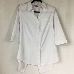 Unique Spectrum Small White long length blouse
